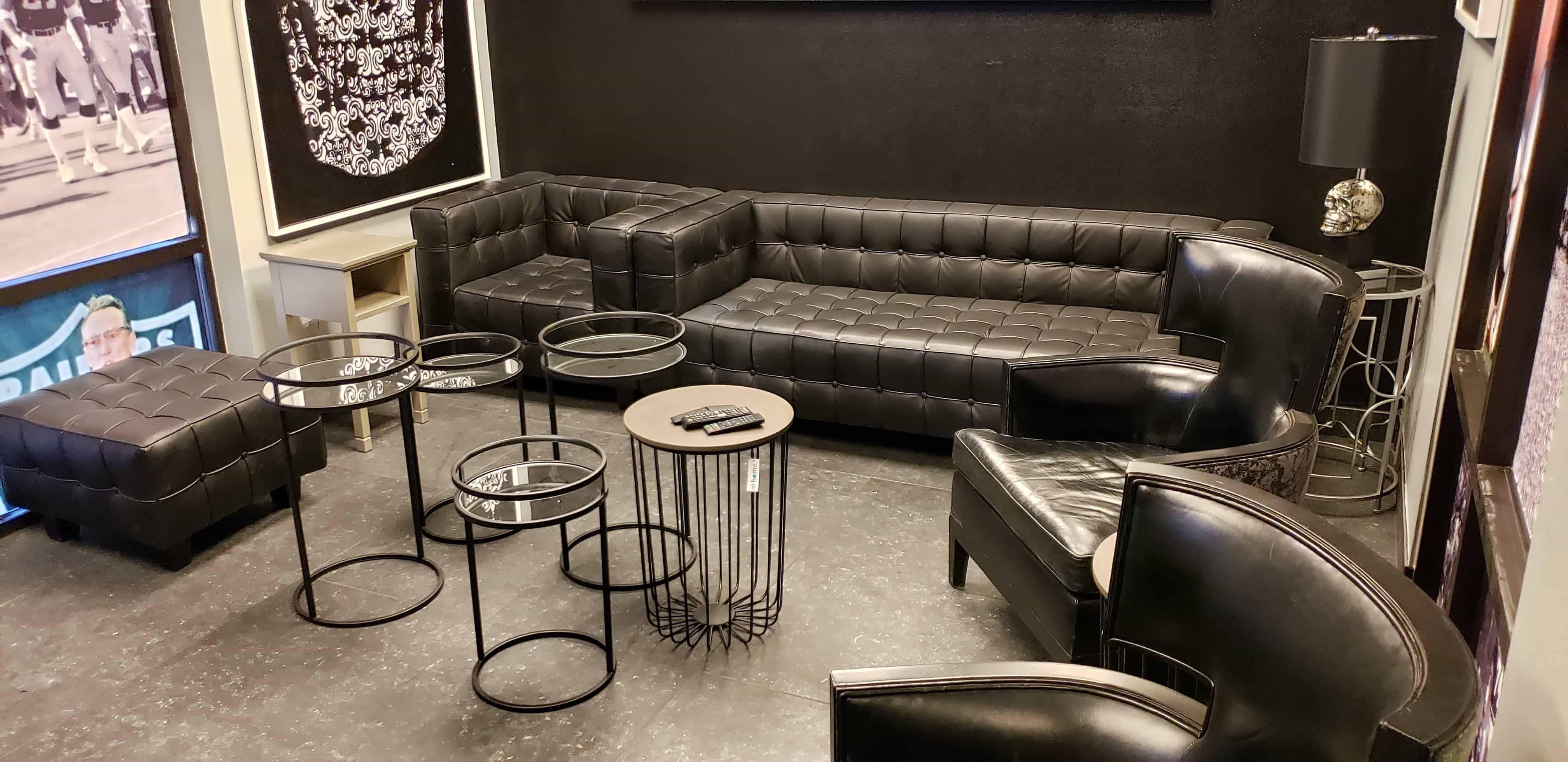Silver and Black Room