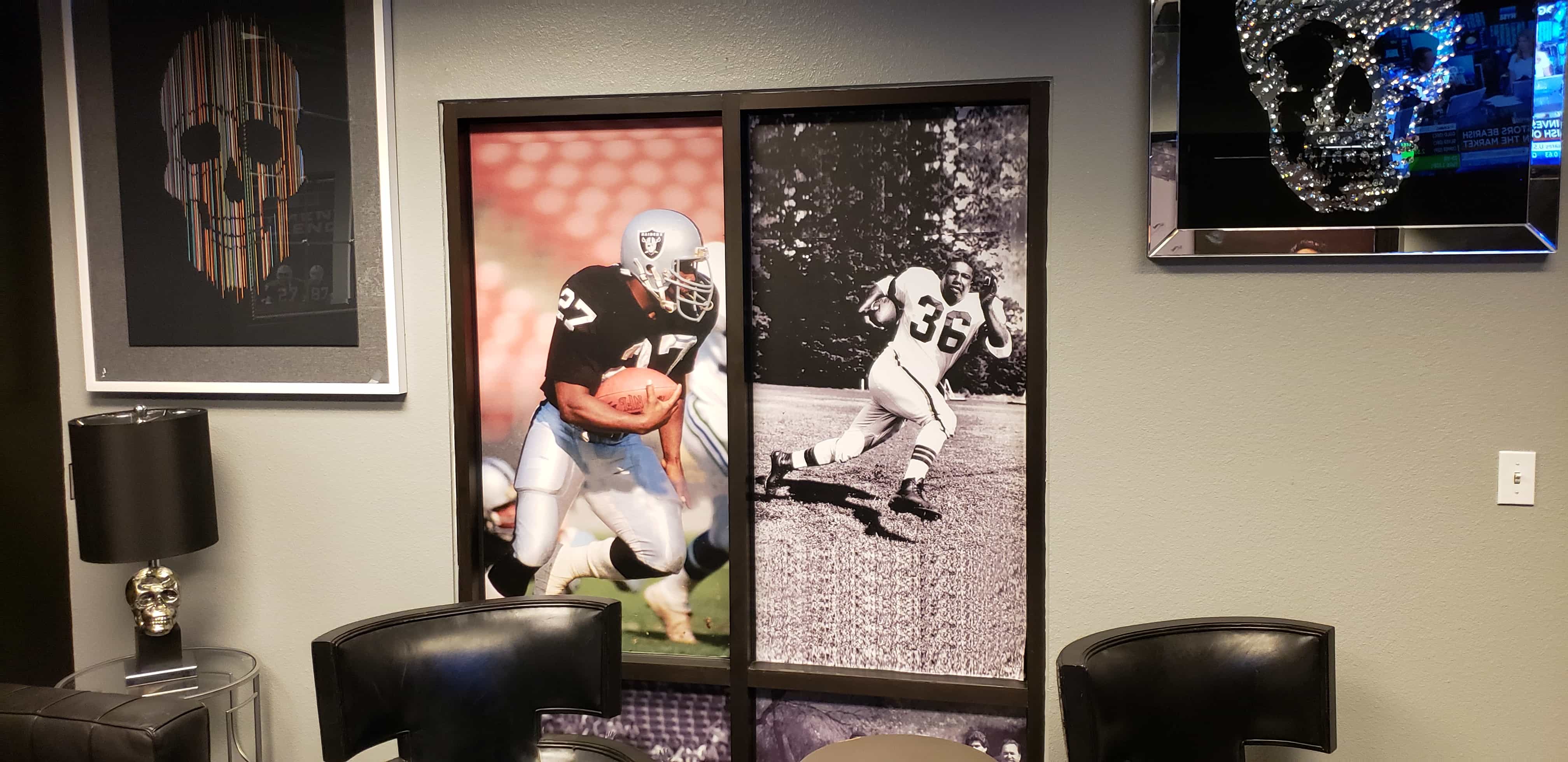 Silver and Black detail